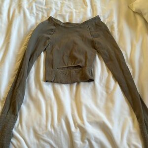 Free people cut out shirt